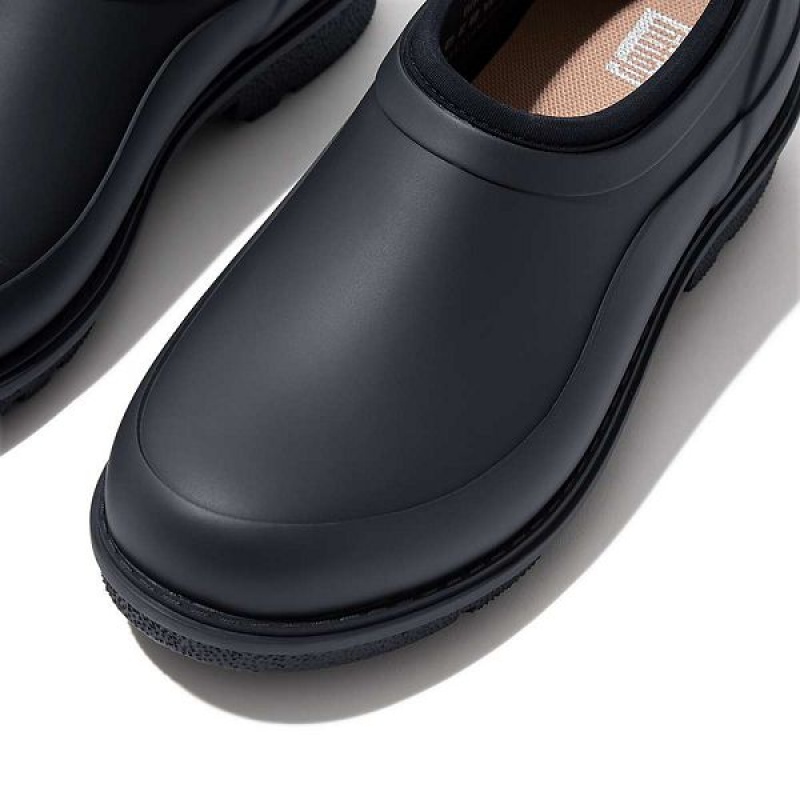 Navy FitFlop Wonderclog Waterproof Rubber Women's Clogs | 804PHYGXL